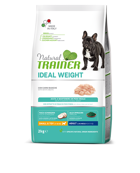 Natural Trainer Adult Ideal Weight Mini sausas maistas šunims : Pakuotė - 7 kg