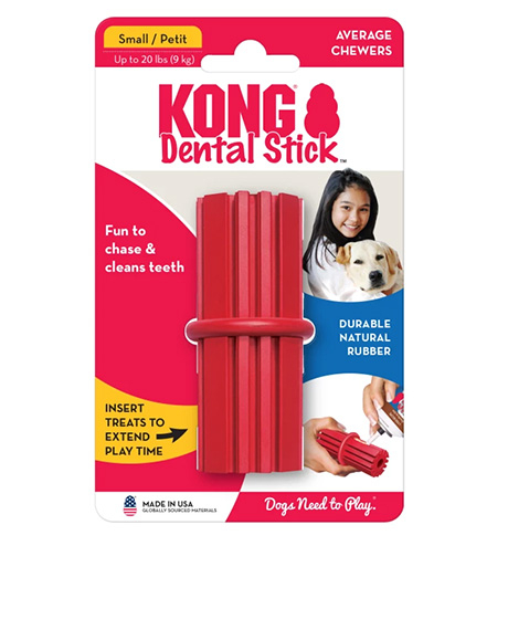 KONG Dental Stick guminis žaislas šunims, S