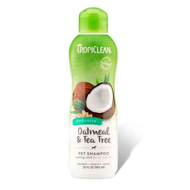 TROPICLEAN OATMEAL&TEA GYDOMASIS ŠAMPŪNAS ŠUNIMS 355ml