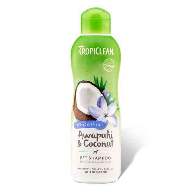 TROPICLEAN BALINANTIS ŠAMPŪNAS ŠUNIMS AWAPUHI WHITE 355ml