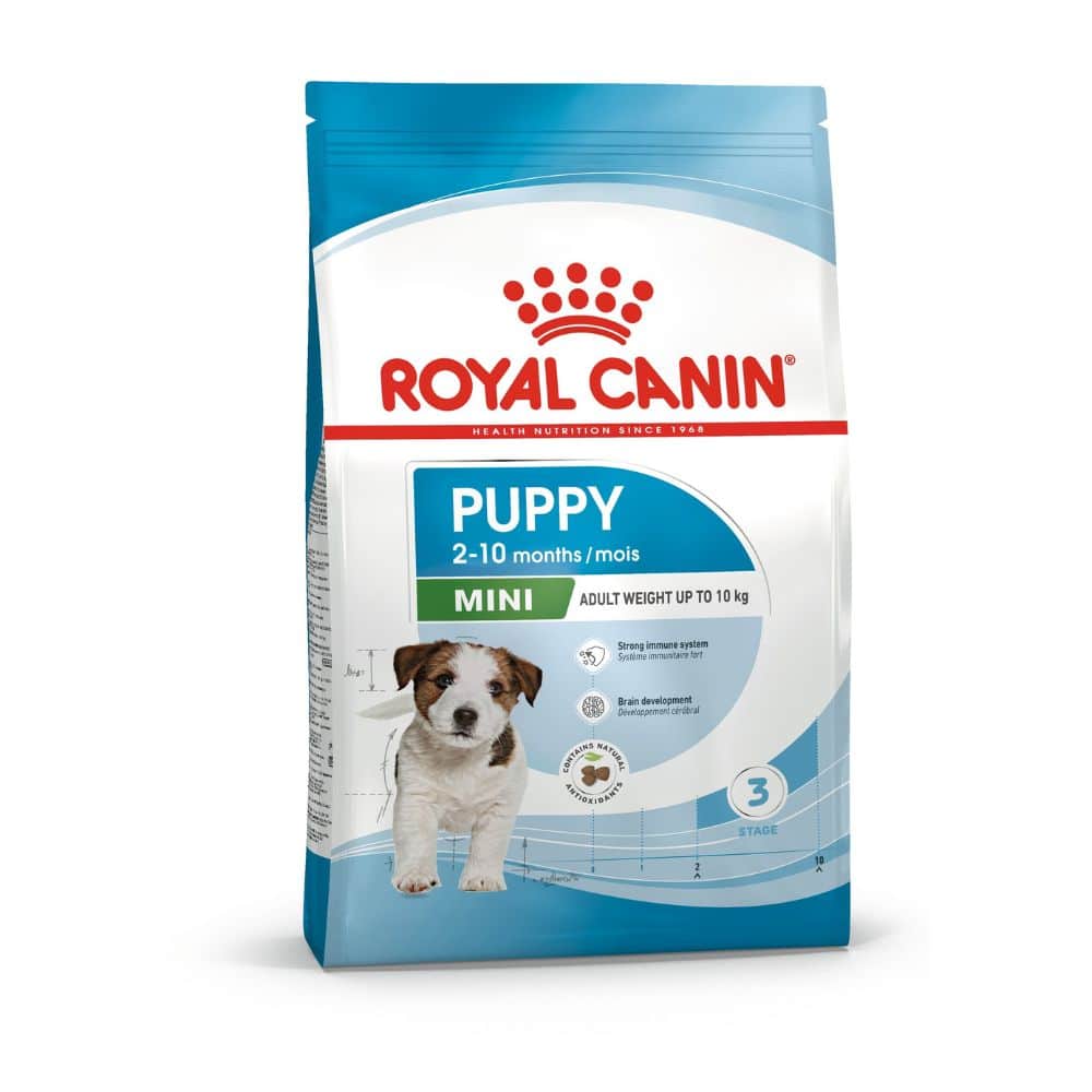 Royal Canin Mini Puppy sausas maistas mažų veislių jauniems šunims - Produkto Svoris 0.8kg