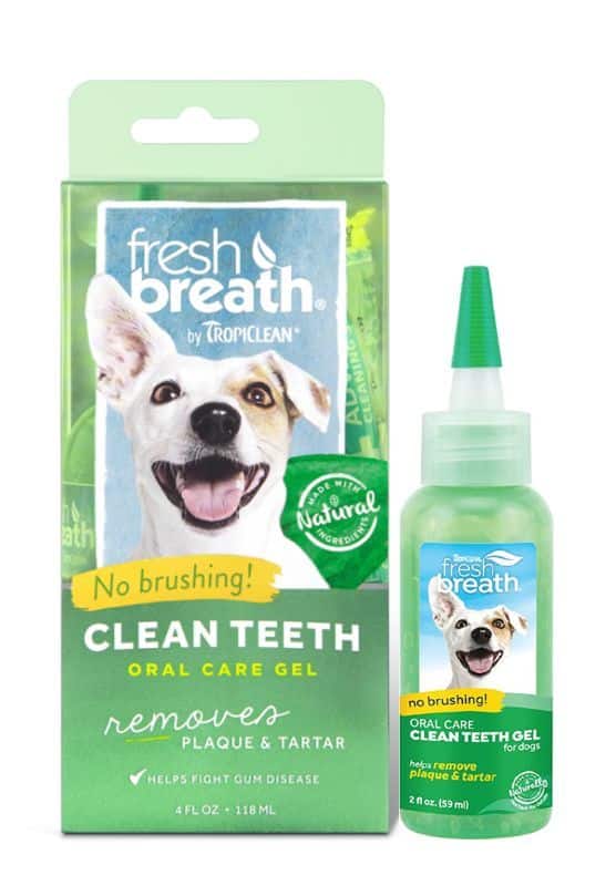 TROPICLEAN FRESH BREATH CLEAN TEETH - dantų valymo gelis mėtų skonio - Produkto Tūris 118ml