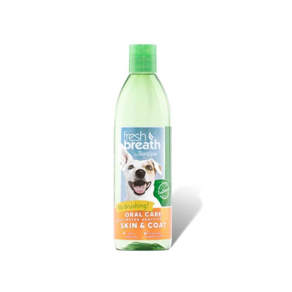 Tropiclean Hair Skin - vandens papildas gyvūnams odai ir kailiui, 473ml