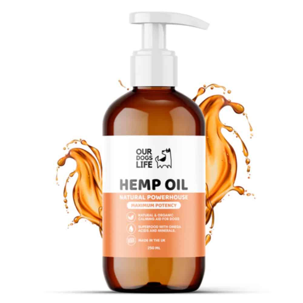 DOGSLIFE Hemp Oil raminantis aliejus su kanapėmis augintiniams 300 ml