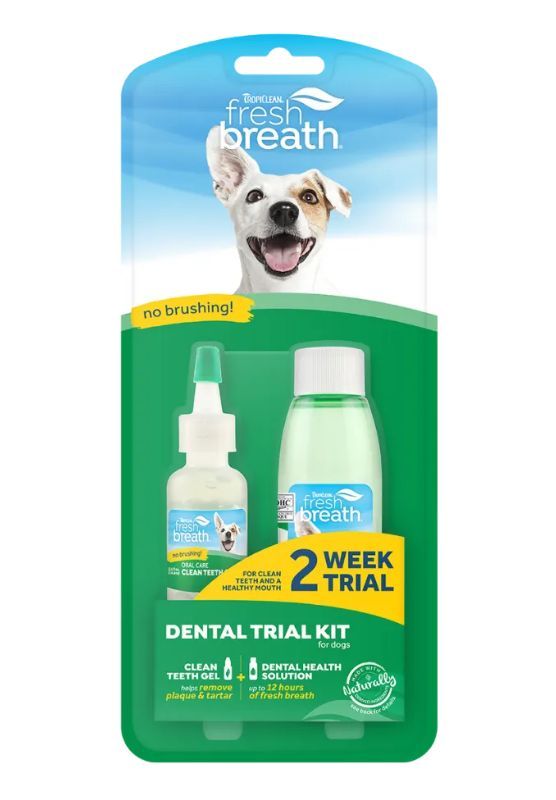 Tropiclean Fresh Breath Dental Trial Kit rinkinys augintinio dantų valymui