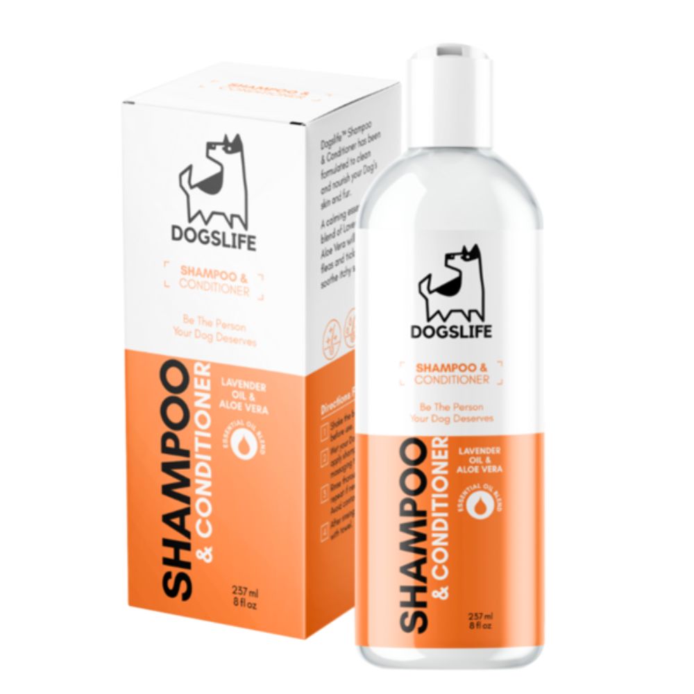 DOGSLIFE 2in1 šampūnas ir kondicionerius šunims, 237 ml