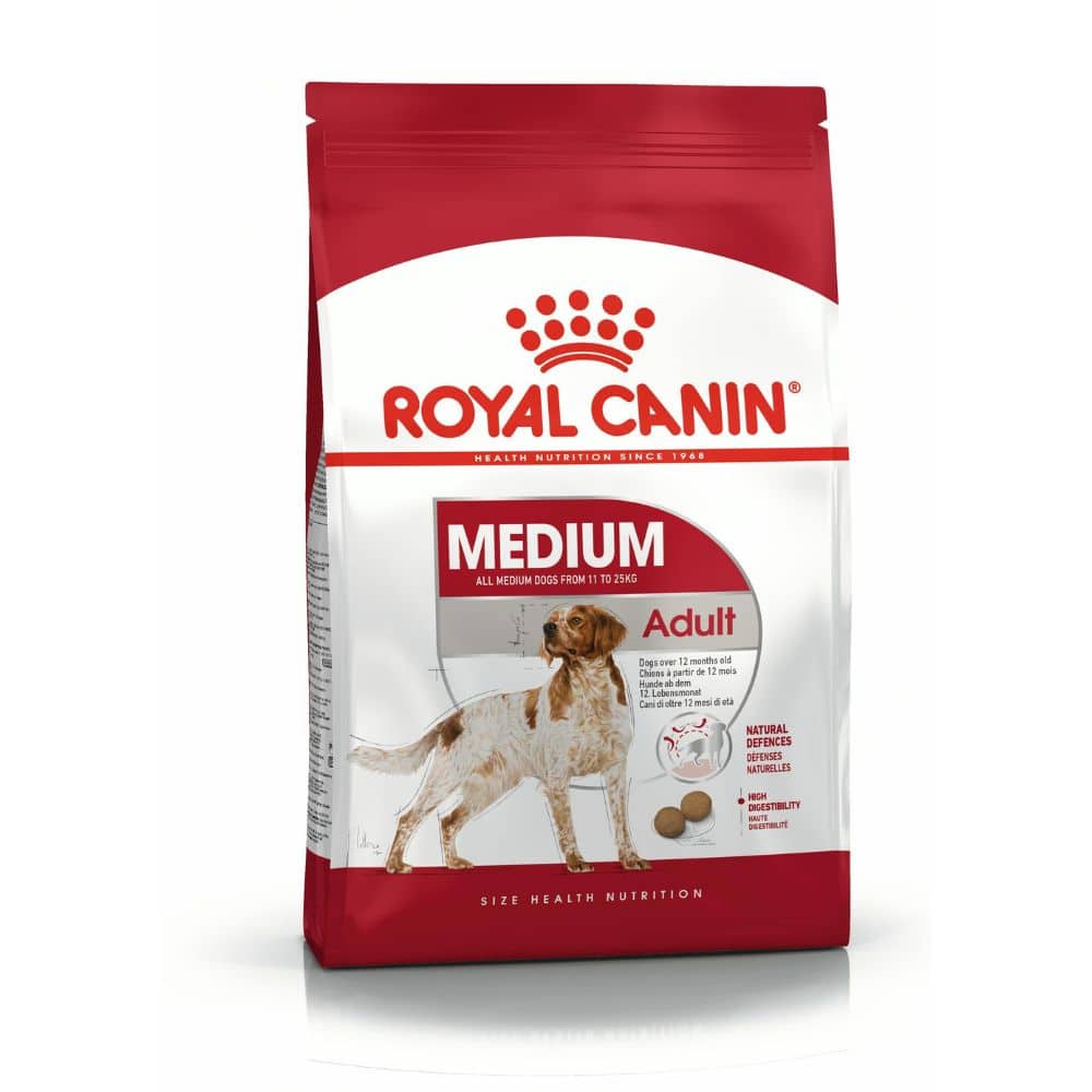 Royal Canin Medium Adult sausas maistas suaugusiems vidutinės veislės šunims - Produkto Svoris 4kg