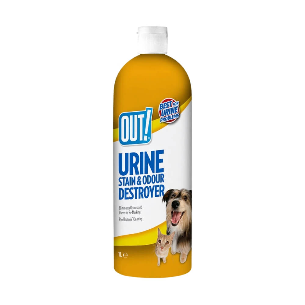 OUT! Urine Destroyer priemonė šlapimo kvapui ir dėmėms naikinti 1000ml