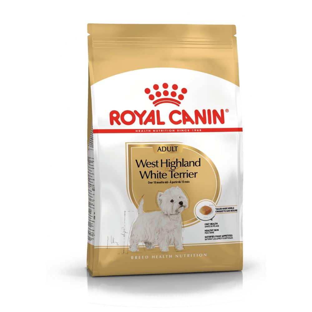 Royal Canin West Highland White Terrier Adult sausas maistas suaugusiems Vakarų Škotijos baltiesiems terjerams - Produkto Svoris 500g