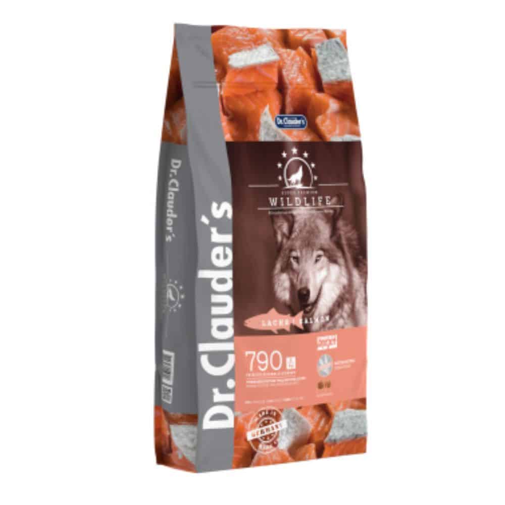 Dr. Clauder‘s Wildlife Salmon begrūdis sausas maistas šunims su lašiša - Produkto Svoris 11.5kg