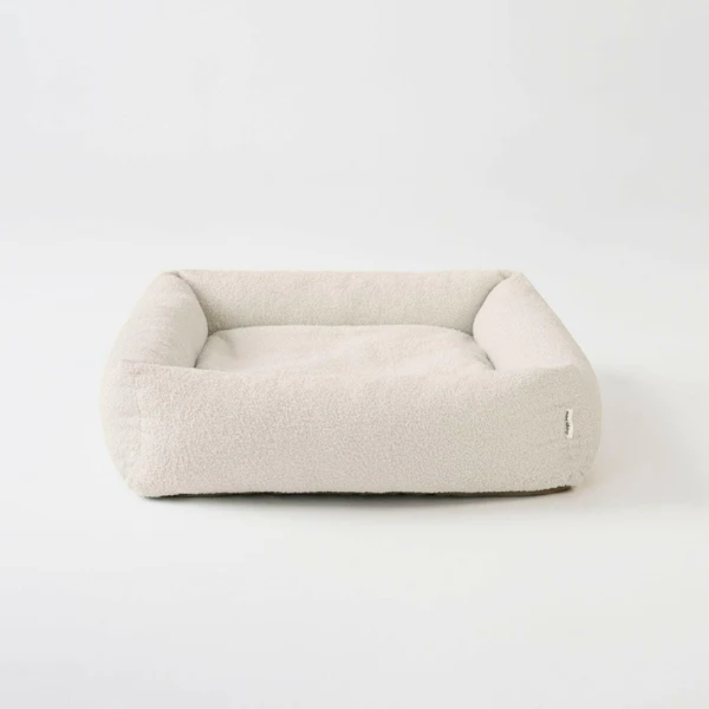 FLUPPY PAW BISCUIT BED Guolis Šunims (Milky White) - Produkto Išmatavimai M