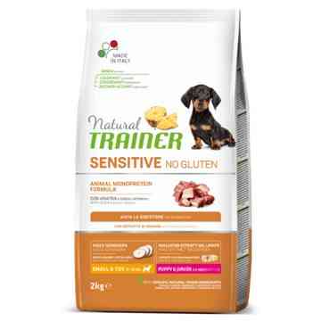 Trainer Sensitive PUPPY Mini No Gluten DUCK sausas maistas jauniems šunims  (Antiena)