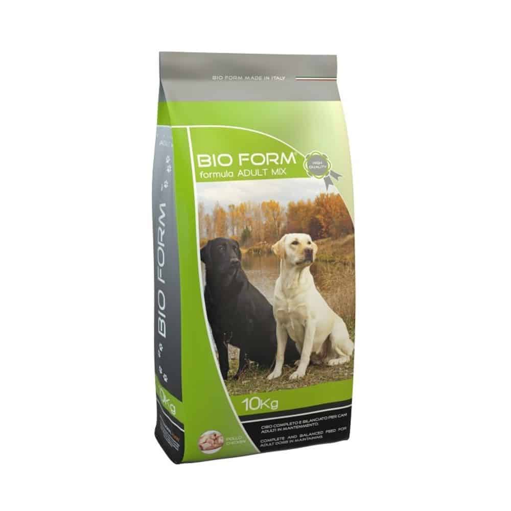 BIO FORM DOG ADULT CROK MULTIMIX sausas maistas suaugusiems šunims su vištiena ir kalakutiena 10kg