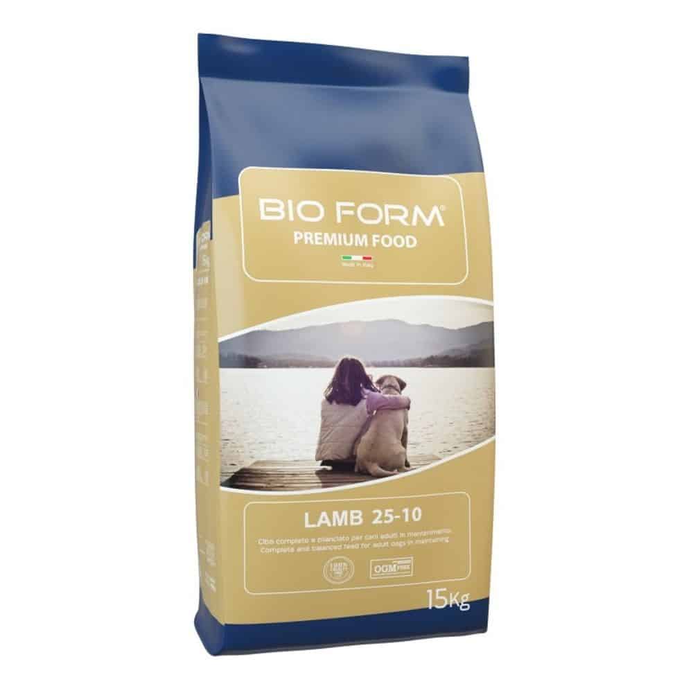 BIO FORM Premium Lamb sausas maistas suaugusiems šunims su ėriena 15kg