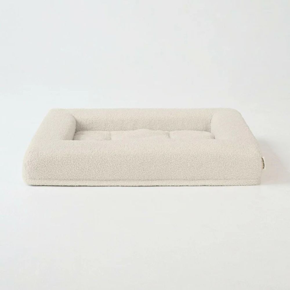 FLUPPY PAW COOKIE BED Guolis Šunims (Milky White) - Produkto Išmatavimai M