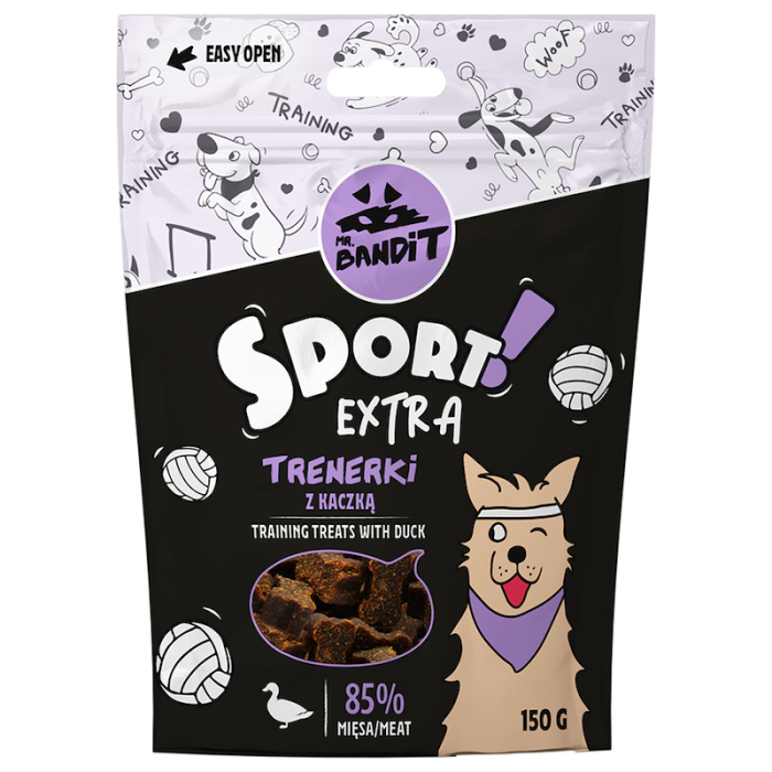 Mr. Bandit Sport Extra treniruočių skanėstai šunims su antiena, 150 g