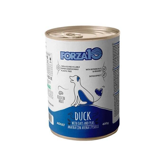 Forza10 Maintenance Duck with Oats and Peas drėgnas maistas šunims, 400 g