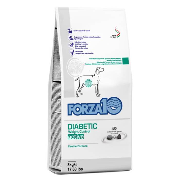 Forza 10 Diabetic Active sausas maistas šunims, sergantiems cukriniu diabetu, 10 kg