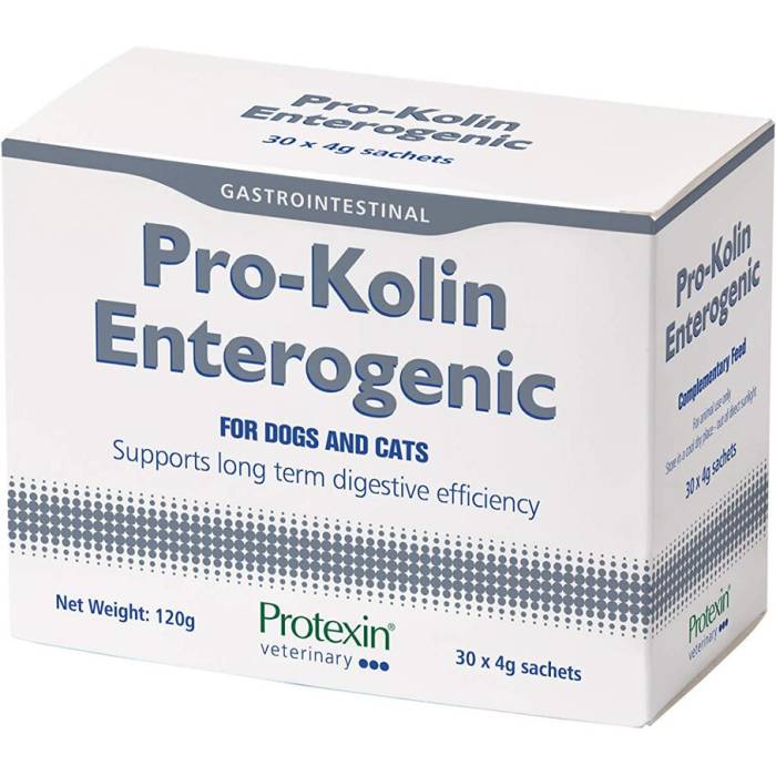 Protexin Pro - Kolin Enterogenic papildas šunų ir kačių virškinamajam traktui, 30 pakelių