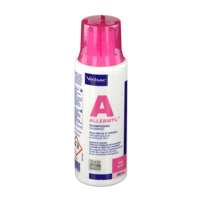 Virbac Allermyl Gluco šampūnas alergiškiems šunims ir katėms, 200 ml