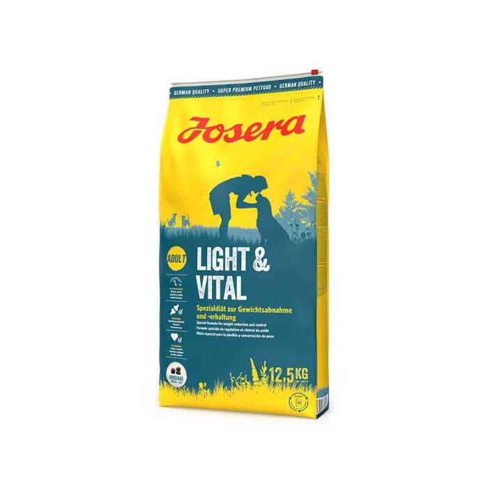 Josera Light - Vital sausas maistas šunims svorio mažinimui ir kontrolei su paukštiena, 12,5kg