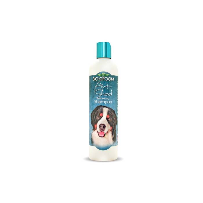 Bio-Groom Anti-Shed Deshedding plaukų slinkimą mažinantis šampūnas šunims, 355 ml