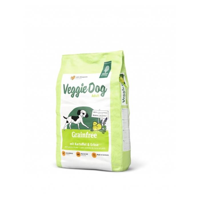 Green Petfood VeggieDog Grainfree begrūdis sausas maistas šunims, 10 kg