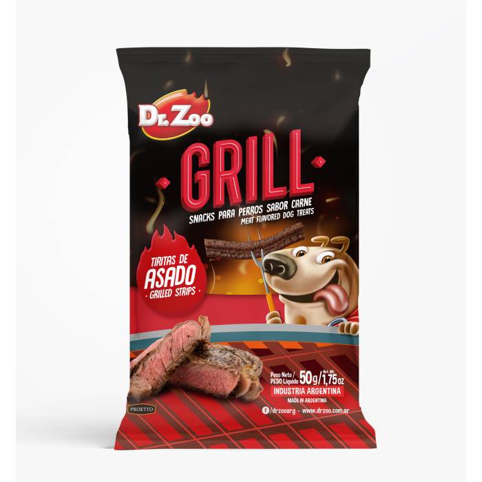 Dr. Zoo Grill grilintos BBQ juostelės šunims, 50 g