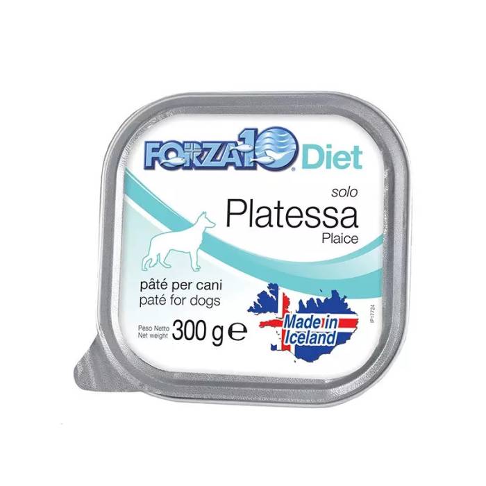 Forza 10 Solo Diet Plaice drėgnas maistas alergiškiems šunims, 300 g