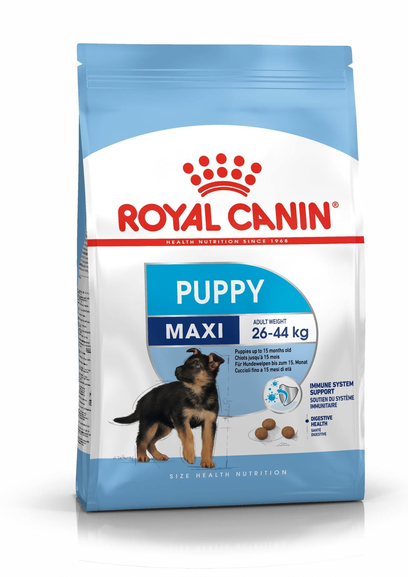 Royal Canin Maxi Puppy sausas maistas šuniukams : Pakuotė - 4 kg