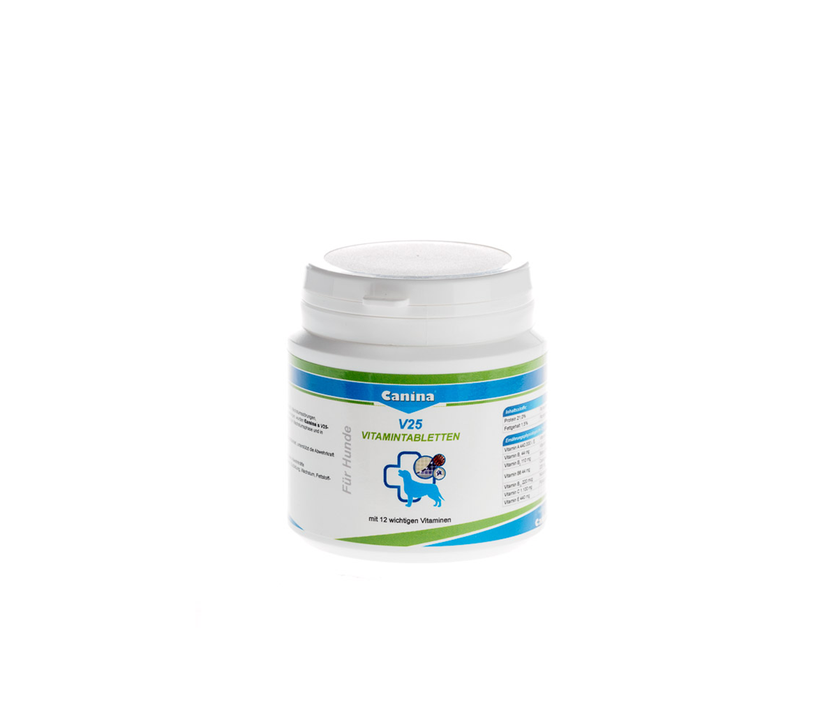 Canina V25 tabletės šunims su 12 svarbiausių vitaminų - Produkto Svoris 700g