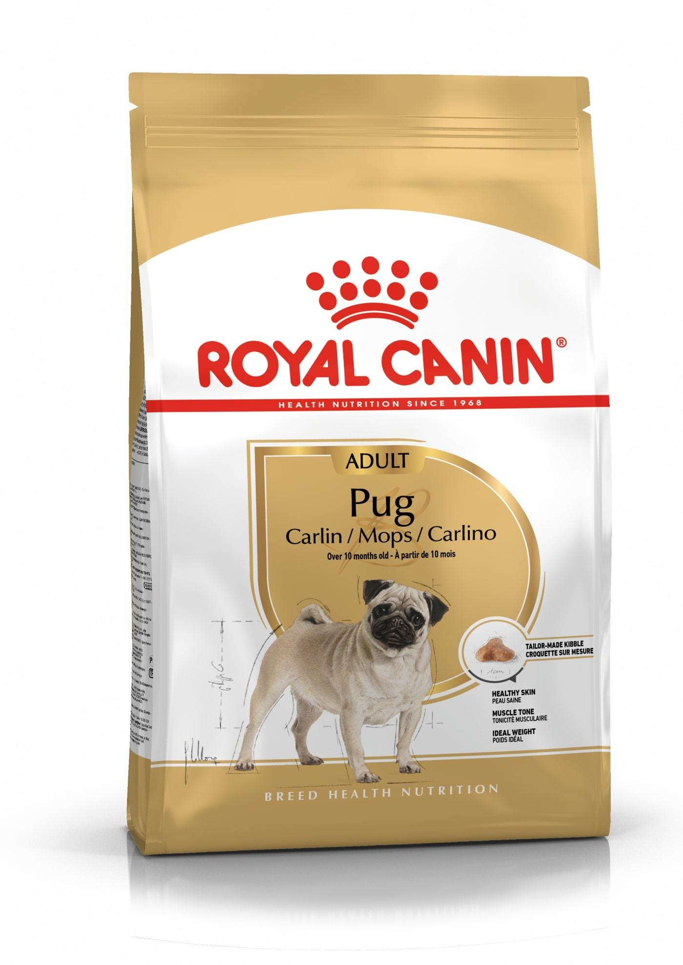 Royal Canin Pug Adult sausas maistas šunims, 1.5 kg