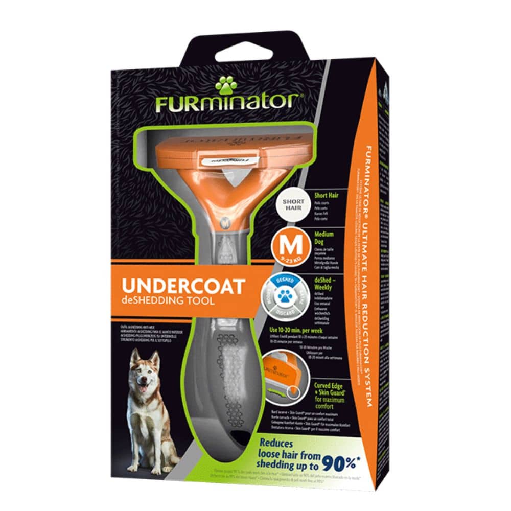 FURminator deShedding šukos trumpaplaukiams šunims M