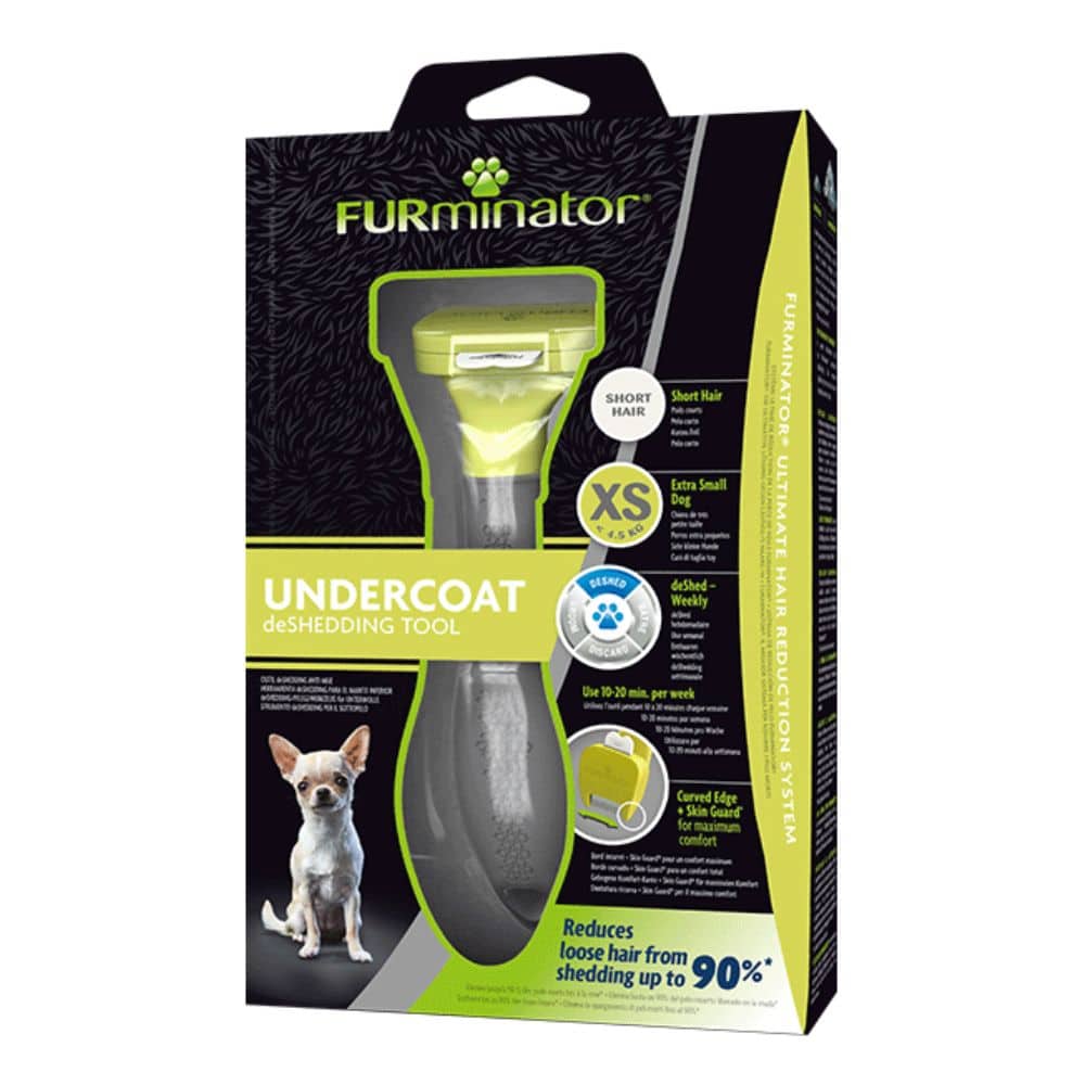 FURminator deShedding šukos trumpaplaukiams šunims XS