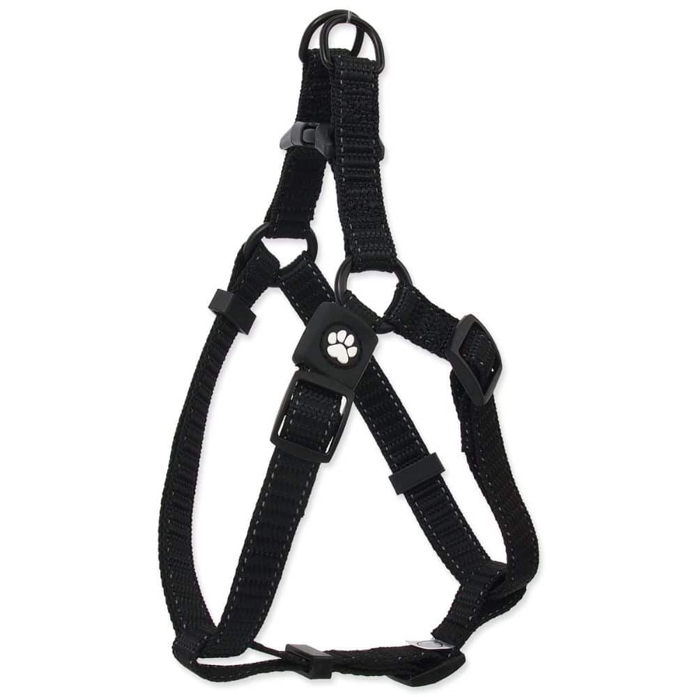 Active Dog Harness Premium XS 1x32-44cm plonos petnešos mažiems šunims arba katėms - Produkto Spalva Juoda
