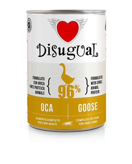 Disugual MonoProtein konservai šunims su žąsiena, 400 g : Pakuotė - 6 x 400 g
