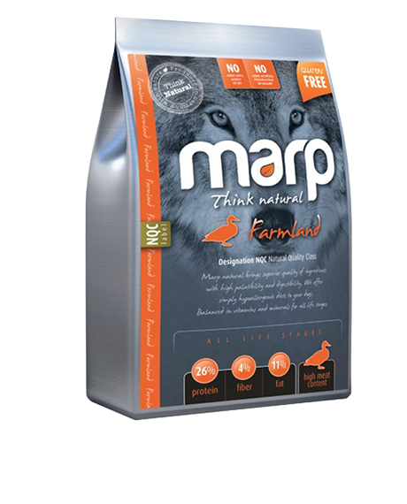 Marp Natural Farmland sausas maistas šunims su antiena : Pakuotė - 2 kg