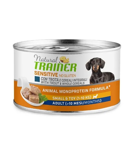 Natural Trainer Sensitive Adult Mini konservai šunims su upėtakiu, 150 g