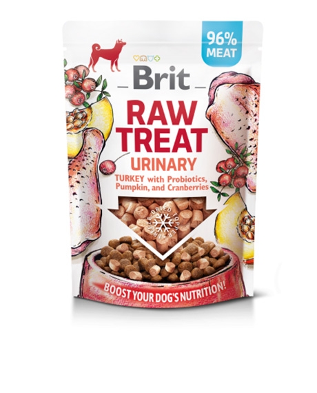 Brit Raw Treat Urinary liofilizuoti skanėstai šunims, 40 g