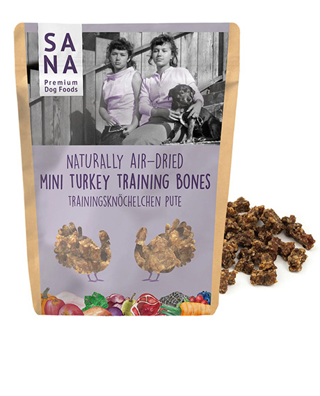Sanadog Mini Bones kalakutienos skanėstai šunims, 100 g
