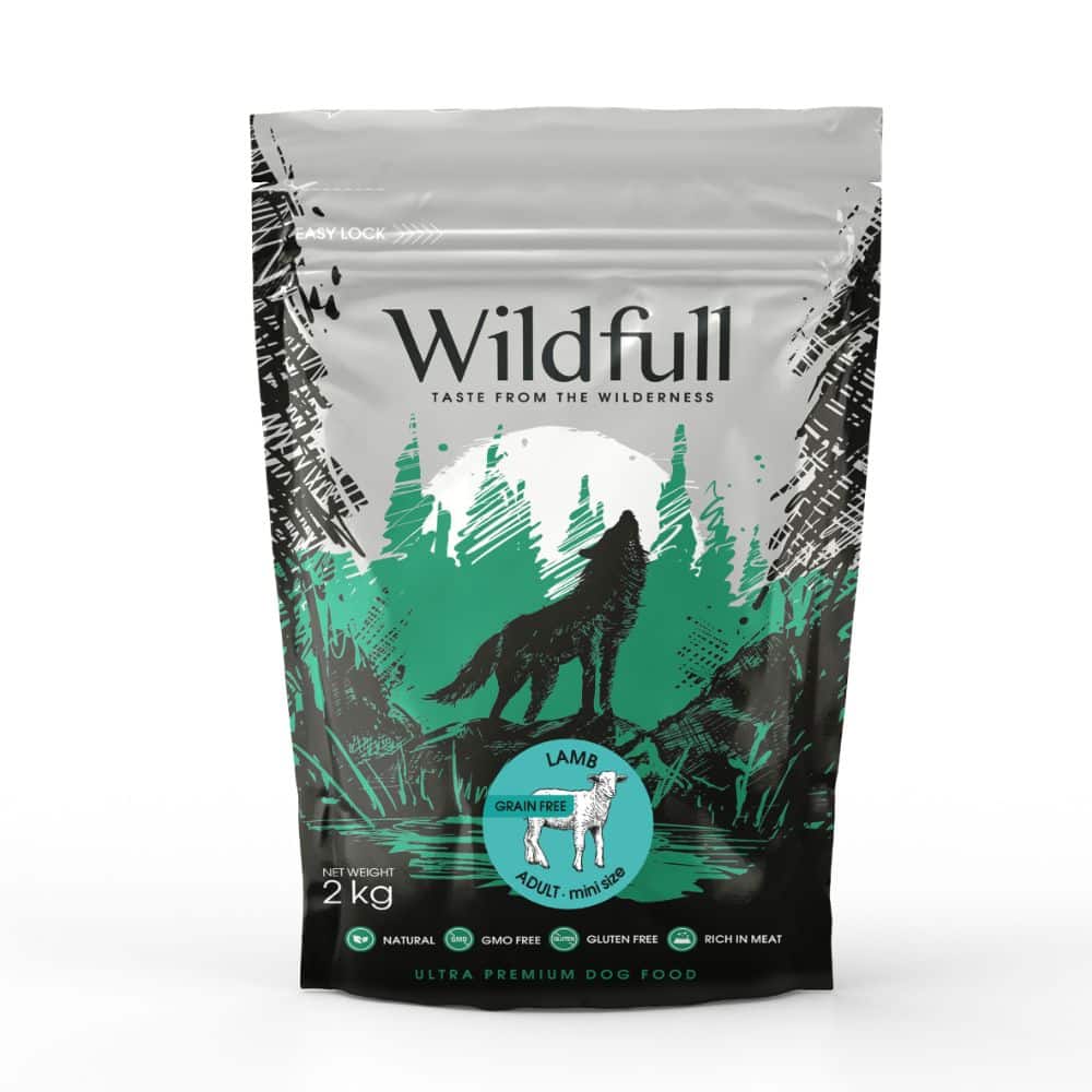 Wildfull Dog Lamb Mini sausas maistas šunims 2 kg