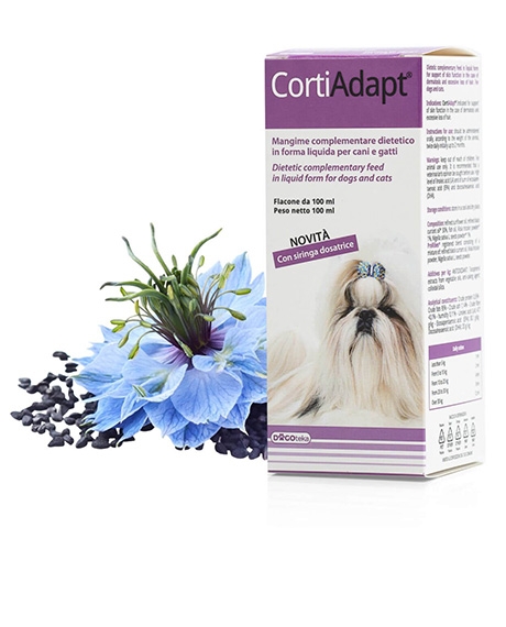 Dogoteka CortiAdapt papildai šunų ir kačių odai ir kailiui, 100 ml
