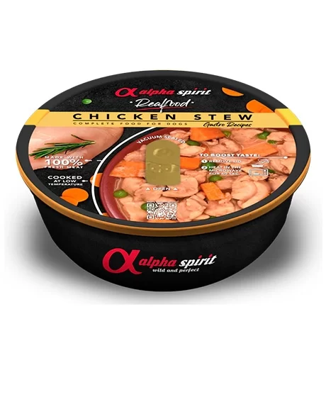 Alpha Spirit Realfood troškinys su vištiena šunims, 280 g