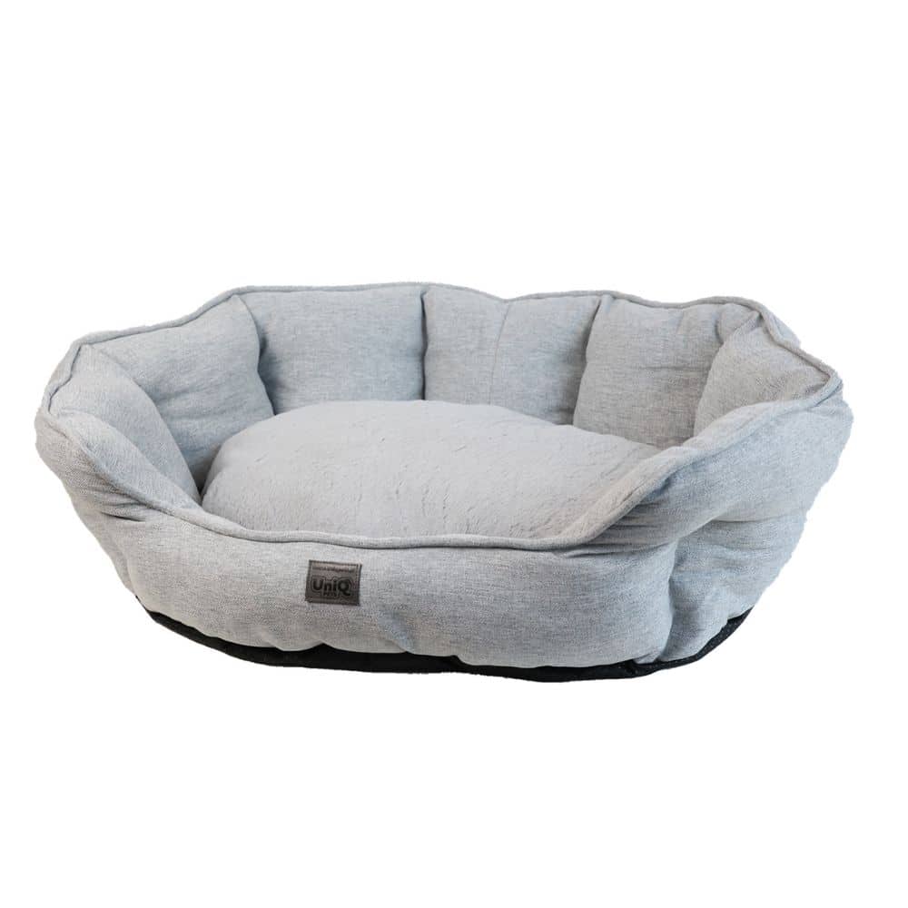 UNIQ PETS apvali šunų lova DREAMY, pilka - Produkto Dydis M