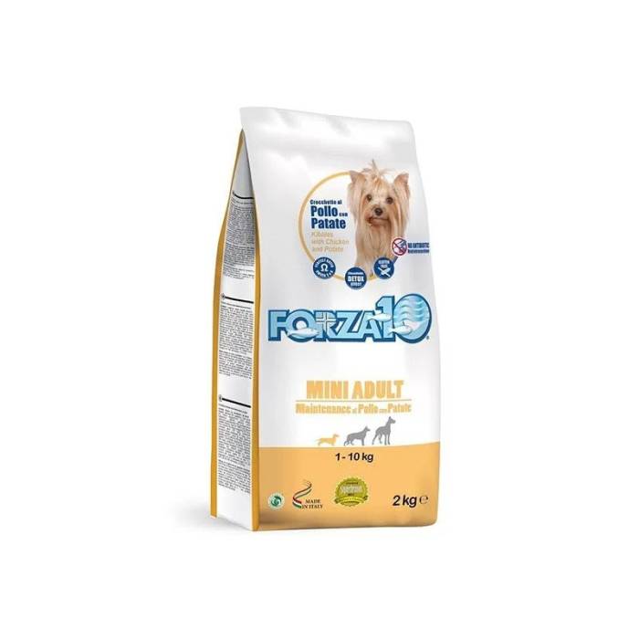Forza10 Mini Adult Maintenance Chicken and Potato sausas maistas mažų veislių šunims, 2 kg