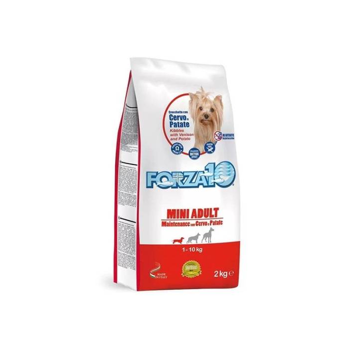 Forza10 Mini Adult Maintenance Deer and Potato sausas maistas mažų veislių šunims, 2 kg