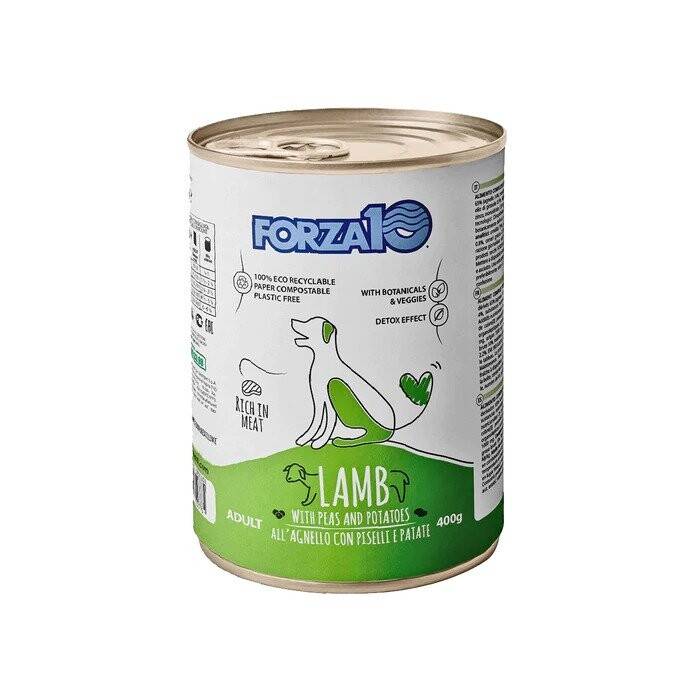 Forza10 Maintenance Lamb with Peas and Potatoes drėgnas maistas šunims, 400 g
