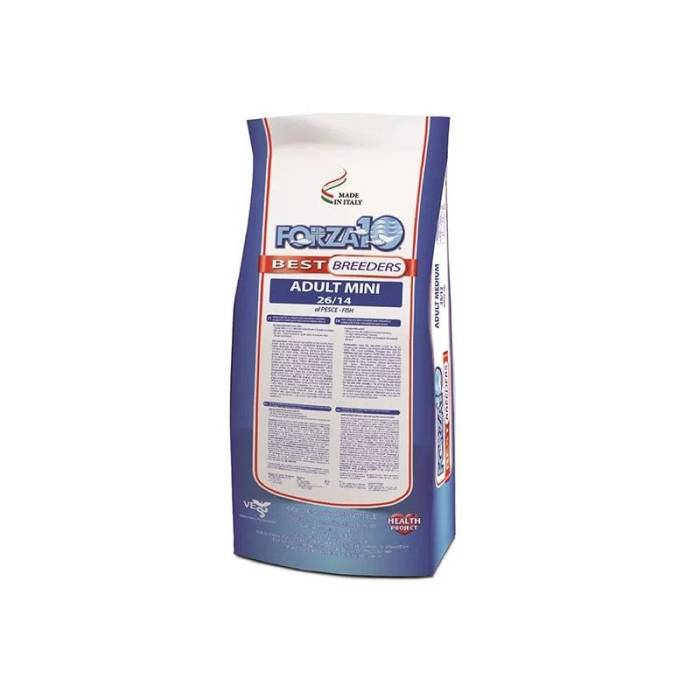 Forza10 Best Breeders Adult Mini Fish (26/14) sausas maistas mažų veislių šunims, 20 kg