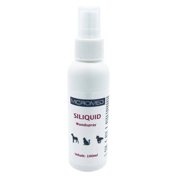 Micromed Vet Siliquid purškalas žaizdoms su koloidiniu sidabru, 100 ml