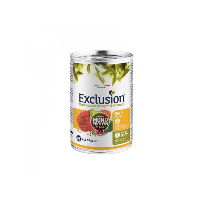 Exclusion Mono Protein Mediterraneo konservuotas maistas šunims su jautiena, 400 g